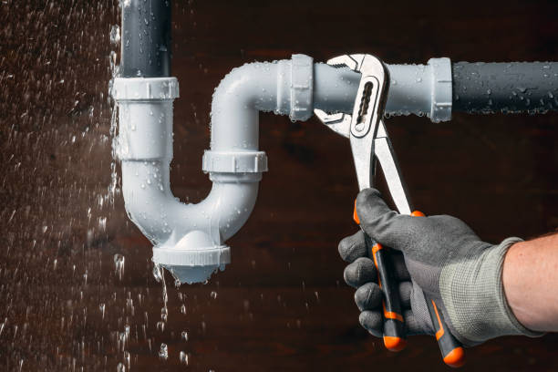 Professional Emergency Plumber technician working in Linesville, PA